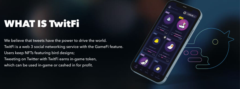 おすすめ人気NFTゲーム『TwitFi(ツイートファイ)』始め方や儲け方の仕組みを解説!